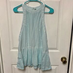Free People Breathless Moments Batiste Tunic Dress Tie-dye size xs